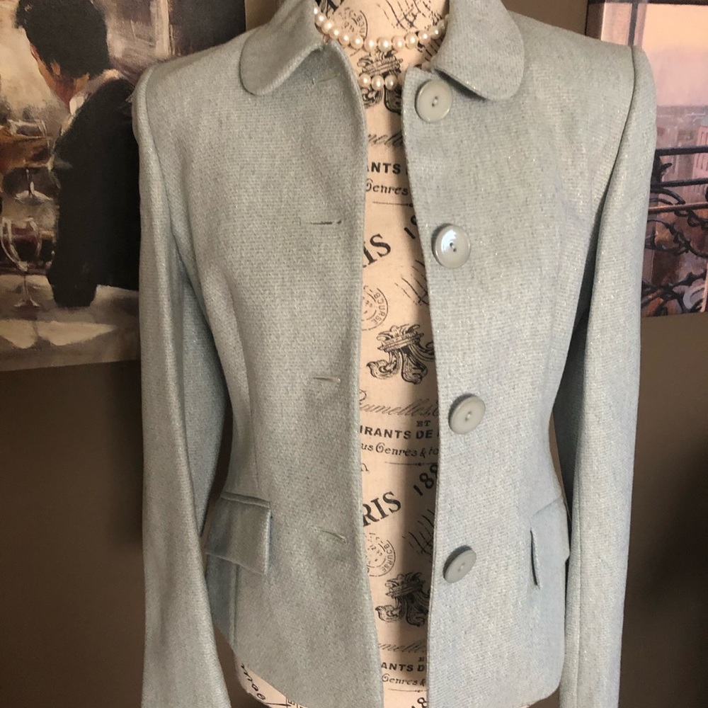 Blue Collared Jacket - image 5